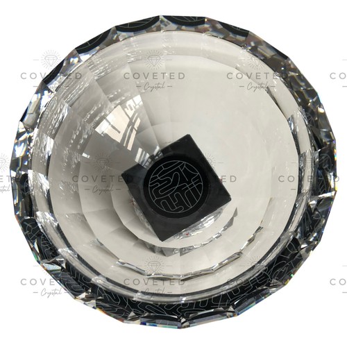 Swarovski Crystal Signed WA BOWL 215555 Birds Black Base Boxed Mint Rare Retired - Picture 4 of 6