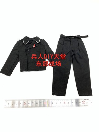 Uniform for WWII German Panzer Commander 1/6 Scale Figure - Picture 2 of 2