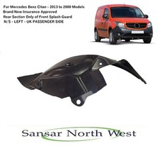 For Mercedes Citan Passenger Side Front Rear Wheel Arch Liner Splash Guard LEFT