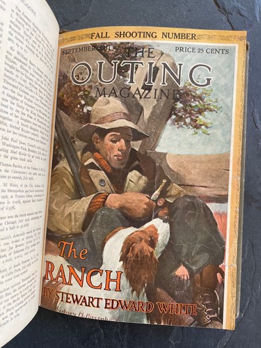 1911 OUTING MAGAZINE v 58 Antique Covers BASEBALL Article Pics Wagner Cobb C.Mat - Picture 3 of 17