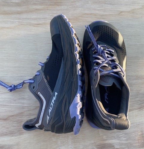ALTRA OLYMPUS 5 Zero Drop Trail Running Escursionismo Sneaker Donna Nero Viola TG. Sistema operativo - Foto 3 di 5