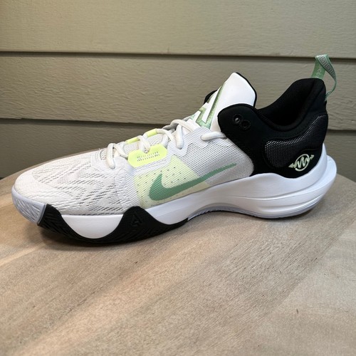 Nuevas Tenis NIKE Immortality Giannis Para Hombre Talla 13 Blanco Negro Apenas Verde Voltio - Imagen 4 de 16