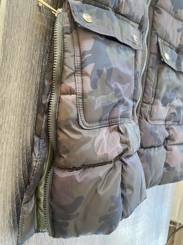 DKNY girl's winter Parka jacket army green color Size 10-12 - Picture 11 of 15