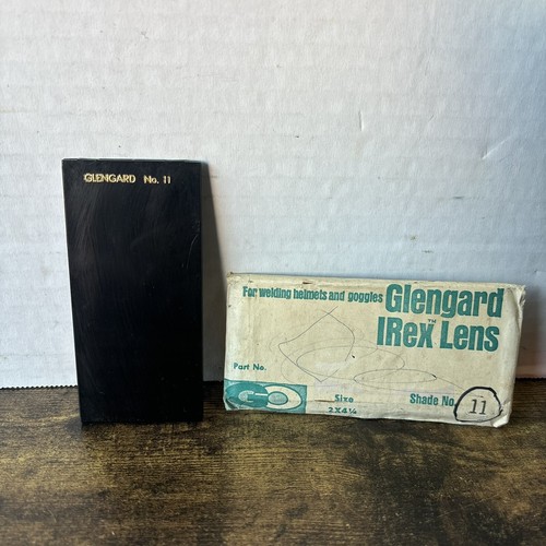 Vintage IRex Lens Shade No. 11 For Welding Helmets And Goggles 2”x4 1/4” - Picture 6 of 9