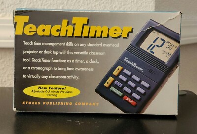 Stokes TeachTimer 229 Timer Clock Chronograph Teach Timer Overhead Projector 