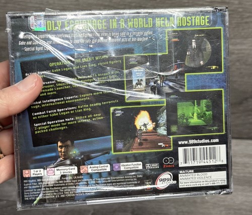 1st Print Y-Folds Syphon Filter 2 Black Label PlayStation 1 PS1 (RIPS TEARS) - Picture 4 of 12