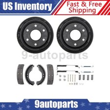 Rear Brake Drums & Shoes & Hardware Kit For 1993-1999 Chevrolet K1500