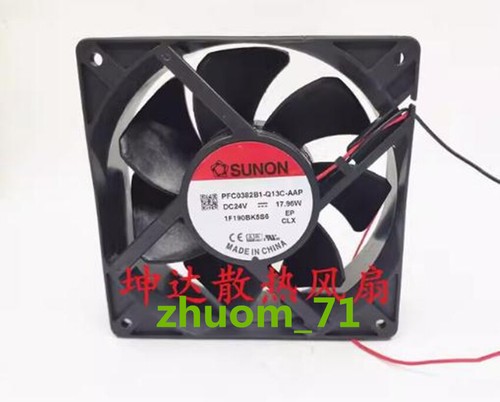 1PC SUNON PFC0382B1-Q13C-AAP 12038 24V 17.96W silent inverter cooling fan - Picture 1 of 4
