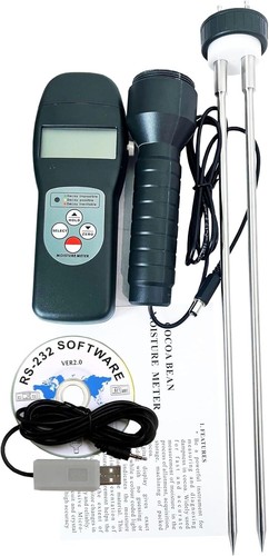 Cocoa Bean Moisture Meter with with USB Data Cable and Software Range 0 to 24%, - Picture 8 of 15