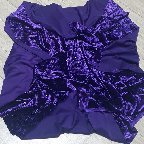 SHINY GLITTER CRUSHED 4-WAY STRETCH PANNE VELVET VELOUR FABRIC DANCE DRESS 60"W - Picture 33 of 205