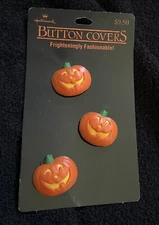 Vintage Hallloween Hallmark Button Covers