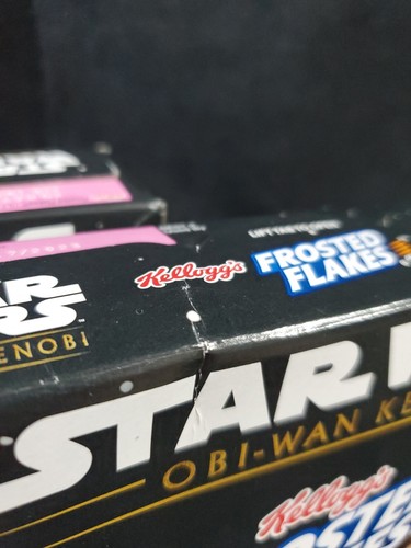 Kellogg's Star Wars Obi Wan Kenobi Frosted Flakes Cereal Light & Dark Collect - Picture 2 of 5