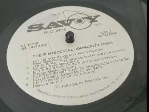 Keith Pringle & The Pentacostle Community Choir Prayer and Faith Savoy 1983 Funk - Picture 13 of 14