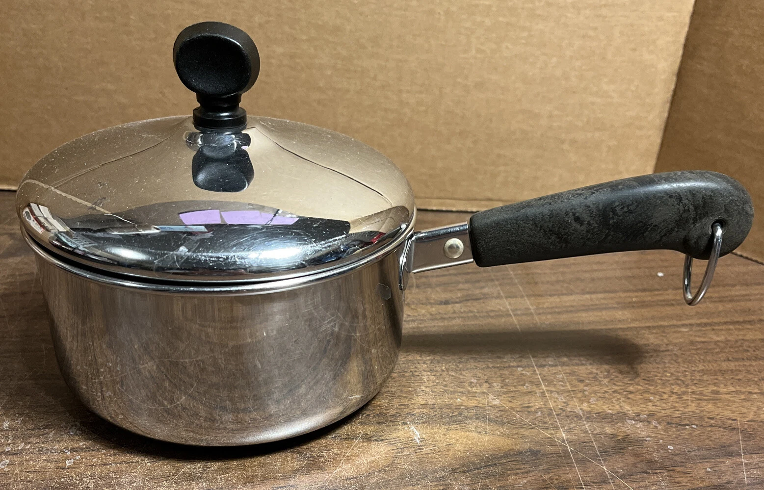 Revere Ware 1QT Quart Sauce Pan With Lid