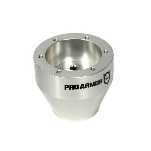 Pro Armor Steering Wheel Orange Stitch + Silver Hub Polaris RZR 8/9/1000 Can-Am - Picture 3 of 3