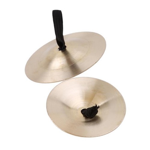Belly Dance Gold Brass Cymbals Elastic Dancing Finger Cymbals Toys R - Picture 8 of 14