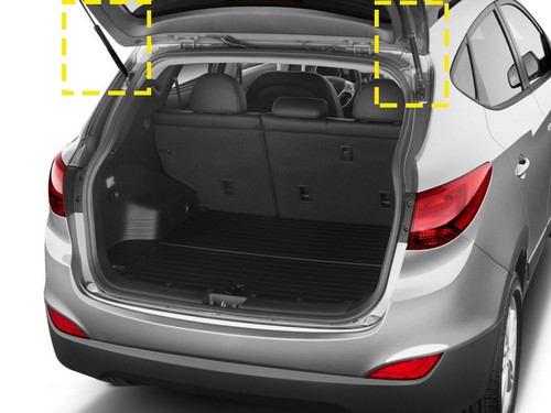 2x Rear Tailgate Boot Gas Struts 81770D7000 For Hyundai Tucson TL TLE 2015-2020 - Picture 12 of 12