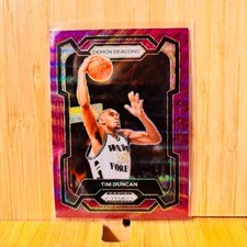 Tim Duncan 2024 Panini Prizm Draft Picks Purple Wave Prizm #63