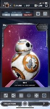 Topps Star Wars Digital Card Trader Tier 8 - Dual Galaxy Purple BB-8 - Base 3