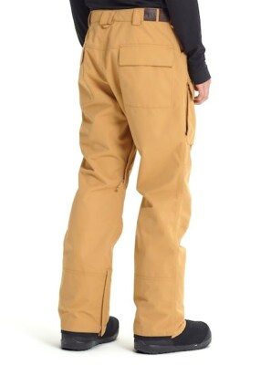 スノーボード mortar pants Women's Black Lightweight Inner Leg Vents Baggy Snow Pants