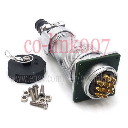 WEIPU WF28 10Pin Aviation Waterproof Connector IP67,Electrical Plug and Socket - Picture 3 of 7
