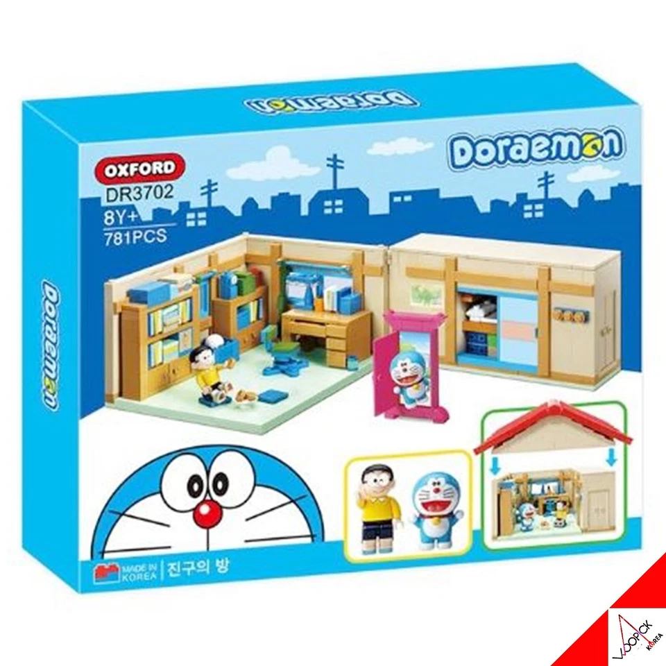 Oxford 2023 Doraemon Nobi Nobita HOUSE & ROOM Set Brick Block Assembly Figures - Image 2 of 4