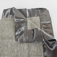 Baby Morgan Thermal Waffle Blanket Nylon Satin Trim - 18x20 Mini Choice of Color 3