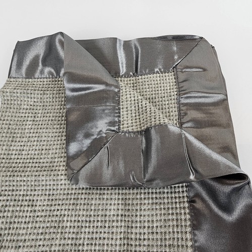Baby Morgan Thermal Waffle Blanket Nylon Satin Trim - 18x20 Mini Choice of Color - Picture 28 of 50