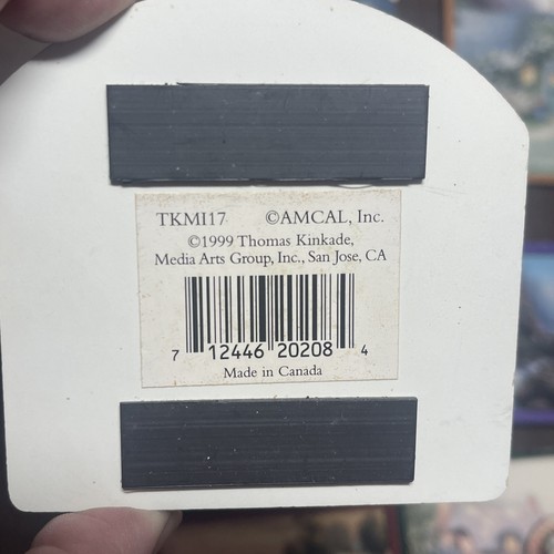 6 verschiedene Vintage 1990er Thomas Kinkade Kühlschrankmagnete - 2-dimensional gerahmt - Bild 8 von 18