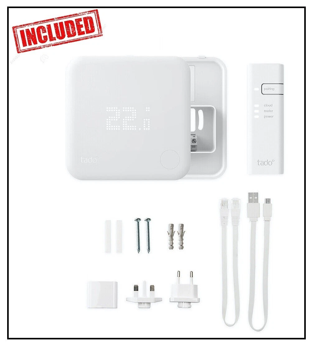 Tado° Wired Smart Thermostat Starter Kit V3+ Works with Alexa, Siri &  Google