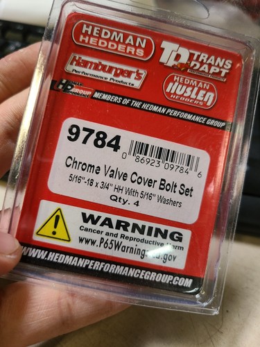 Trans Dapt 9784 Chrome Valve Cover Bolts - Picture 6 of 6
