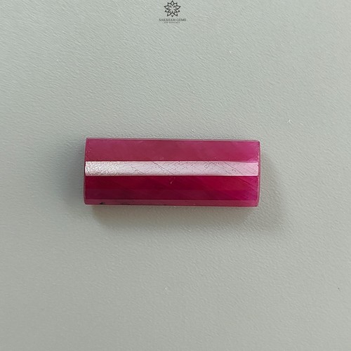 17.50cts Natural Untreated Red Ruby Baguette Step Cut 23.5*9mm 1pc for Jewelry - Picture 5 of 6