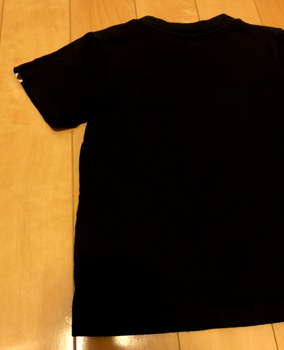 A BATHING APE BAPE Kids Short-Sleeved T-Shirt 110 Black Cotton - Picture 15 of 24