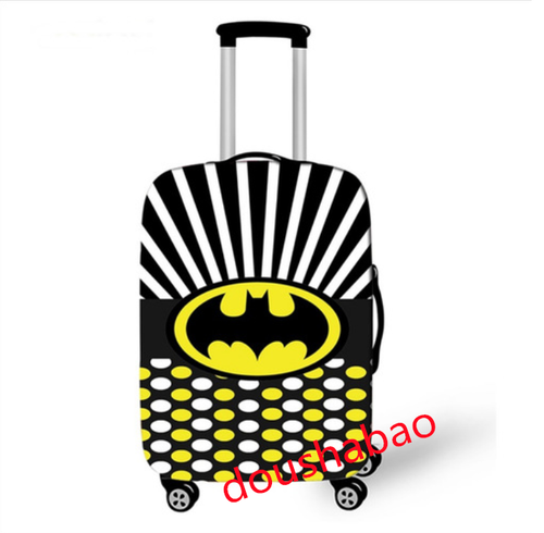Marvel Batman Superhero Travel Luggage Cover Protector Elastic Suitcase 18"-32" - Picture 3 of 3