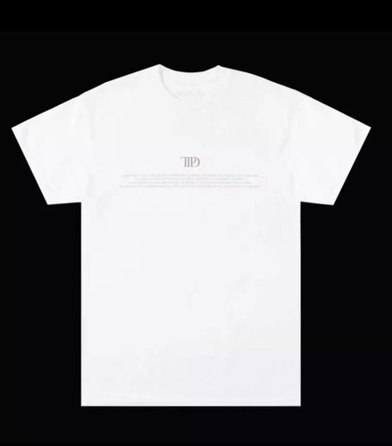 The Tortured Poets Department Capital One Exclusive T-Shirt Size Large New - Picture 2 of 3