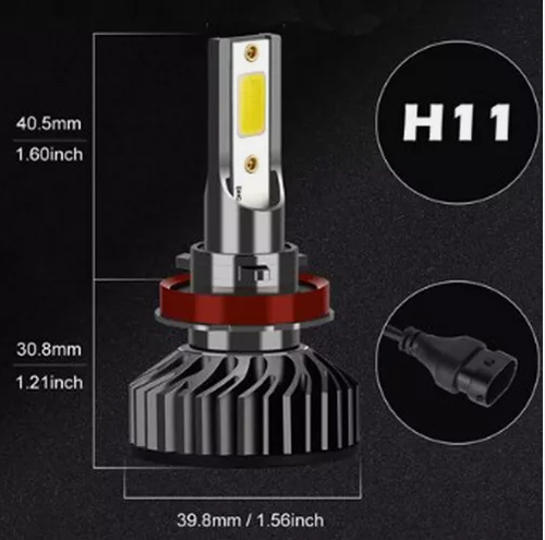 For Toyota 4Runner 2010-2020 H11 9005 Headlight High+Low Fog Light Bulbs Kit - Picture 10 of 10