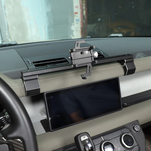 For Land Rover Defender 2020-2023 Central Control Instrument Phone Holder Black - Picture 7 of 9
