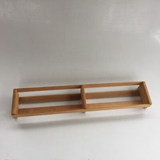 Wooden Crate Cassette Holder Naturals Pine Storage Products- holds 30 cassettes