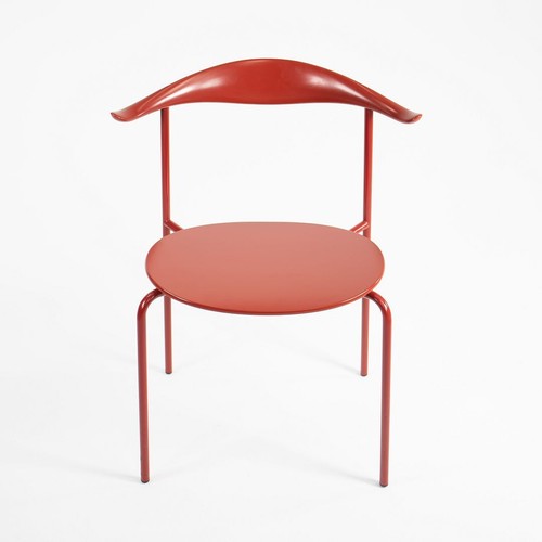 2020 Set of Four CH88T Dining Chairs by Hans Wegner for Carl Hansen w Red Finish - Picture 12 of 12