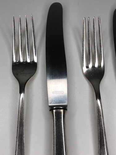 Antik Silber Besteck Set Löffel Gabel Messer 316 Gramm Germany Silberbesteck 800 - Bild 8 von 19