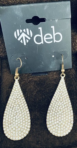 Gold Yellow Filled Teardrop Dangle Earrings Polished - Picture 2 of 5