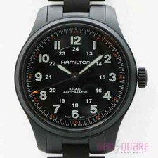 Hamilton Khaki Field H70665130 Titanium Automatic 42MM Black Dial Watch