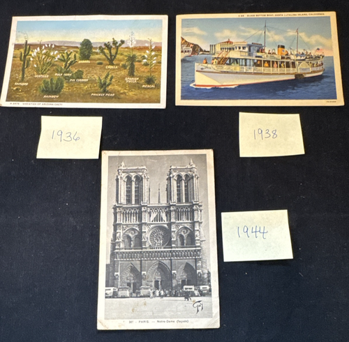 Antique Postcards  Lot of (78) Divided  1906-1947 - Picture 13 of 19