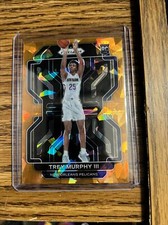 2021-22 Prizm TREY MURPHY III #288 ORANGE CRACKED ICE PRIZM RC Rookie Pelicans