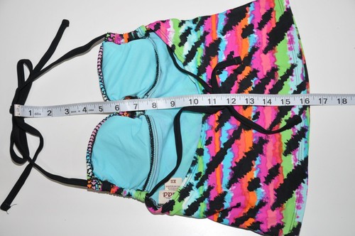 Mudd Swim Tankini Swimsuit Top Women's Size XS Juniors Bandeaukini - Picture 6 of 12