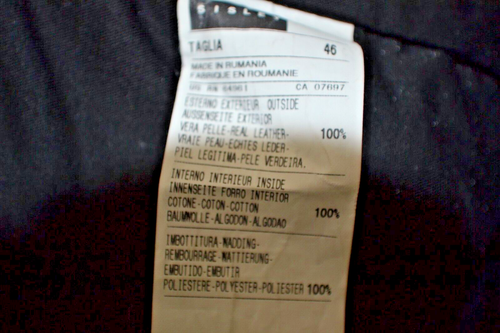 Mens Dark Brown Leather Trench Dress Coat By Sisley Made In Romania Size 46 - Picture 9 of 19