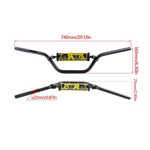 7/8'' Handlebars Handle Bar Risers For Pit Bike Razor Trail Apollo SSR CRF50 70 - Picture 3 of 7