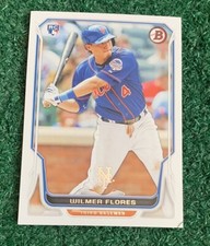 WILMER FLORES - 2014 BOWMAN - ROOKIE CARD # 41 - METS - SAN FRANCISCO GIANTS MLB. rookie card picture