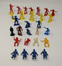 MPC Colorful Plastic Indian and Frontiersman Figures 1960s Lot of 46 Others