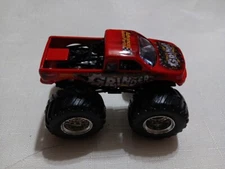 Hot Whels Grinder Monster Jam Truck  Advance Auto Parts RED BLK CHROME WHEELS 